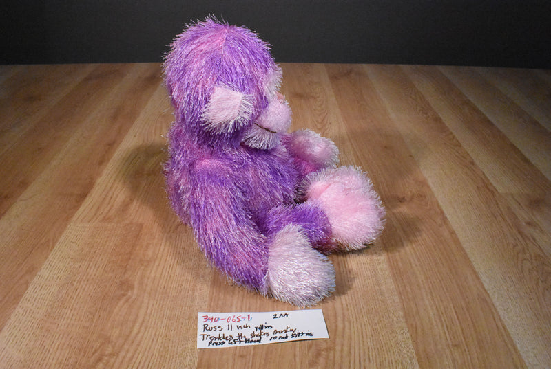 Russ Trembles Shaking and Yelling Purple Monkey Chimp Plush