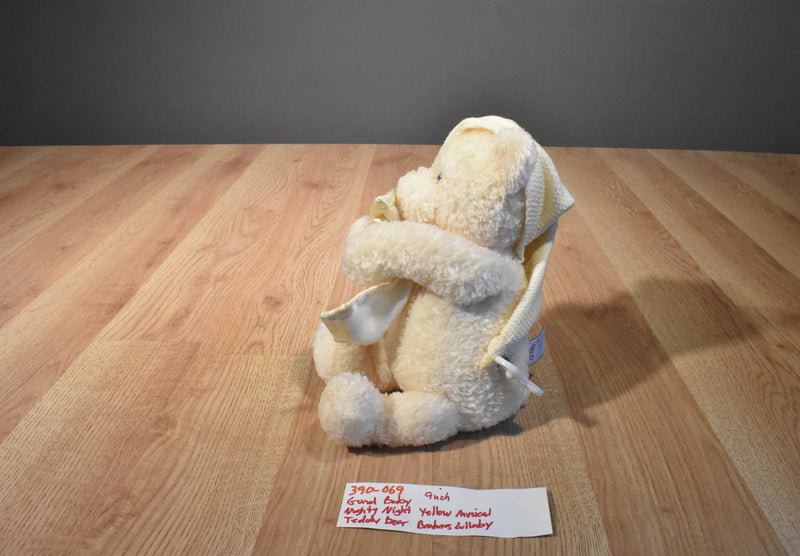 Baby Gund Nighty Night Musical Yellow Teddy Bear