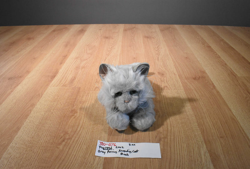 Hasbro FurReal Grey  Kneading Purring Cat 2002