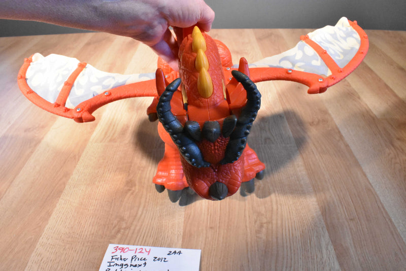 Fisher Price 2012 Imaginext Red Winged Eagle Talon Castle Dragon