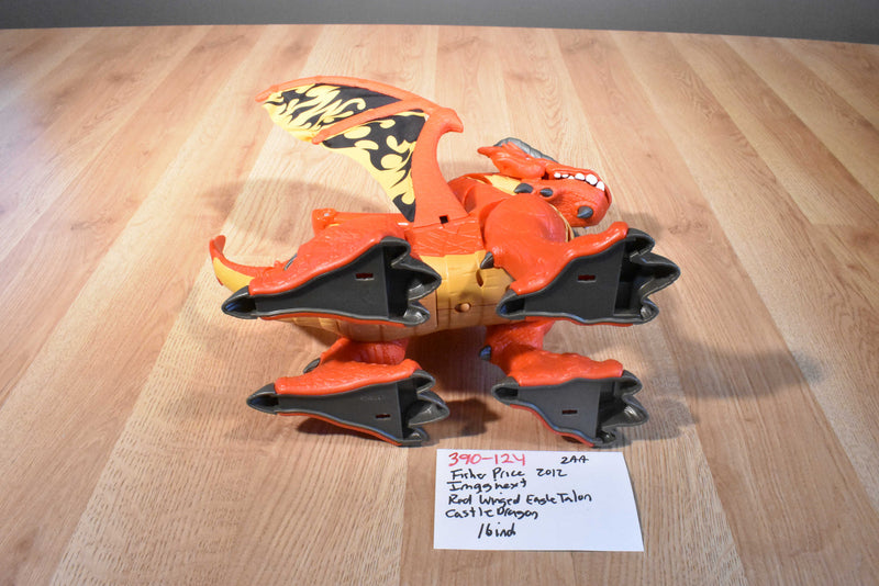 Fisher Price 2012 Imaginext Red Winged Eagle Talon Castle Dragon