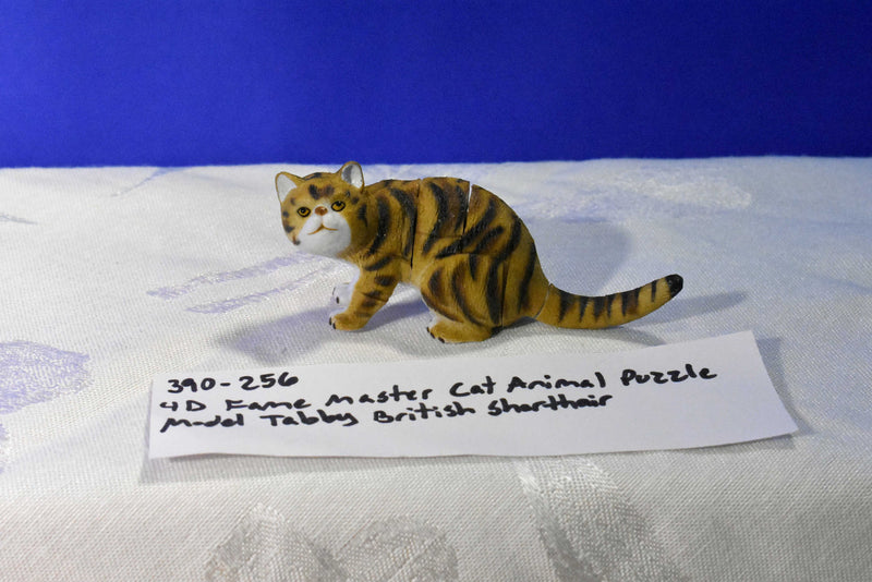 4D Fame Master British Shorthair Tabby Cat Puzzle