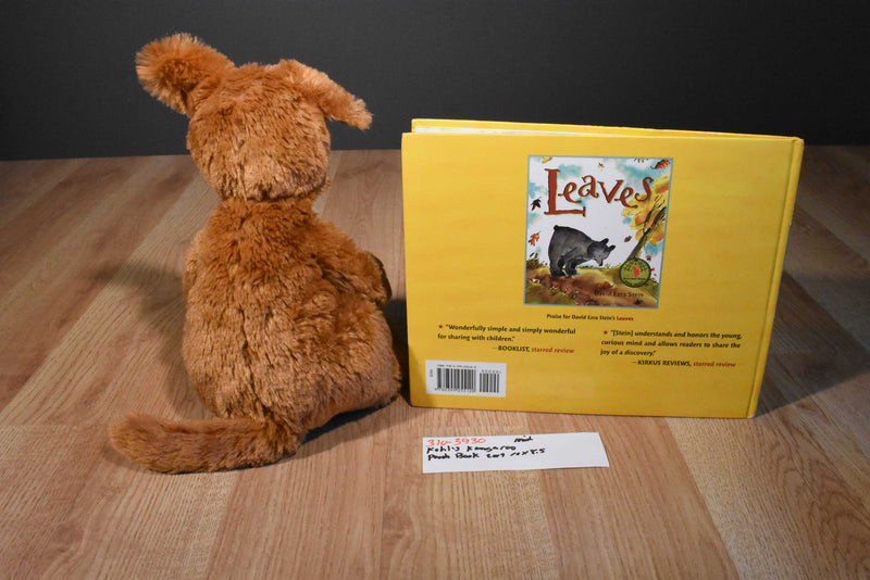 Kohl's Cares Pouch Brown Kangaroo and Joey Beanbag Plush and Pouch Hardcover Book