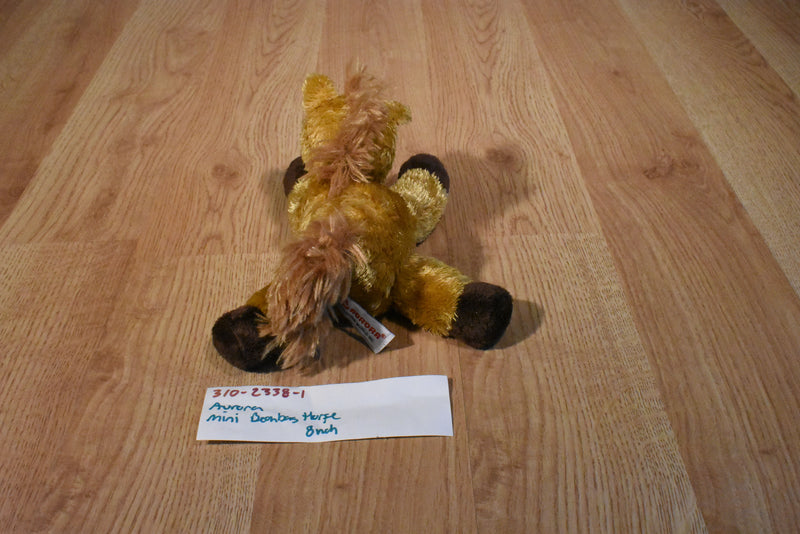 Aurora Mini Tan Horse Beanbag Plush