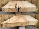 Live Edge Paper Birch Wood Slab - w/curl (