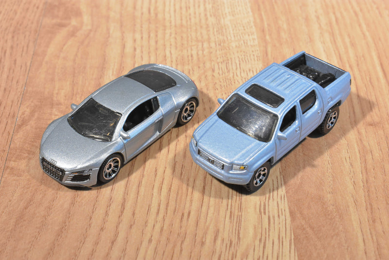 Mattel Matchbox 5 Cars Morgan Opel Audi 2 Honda trucks