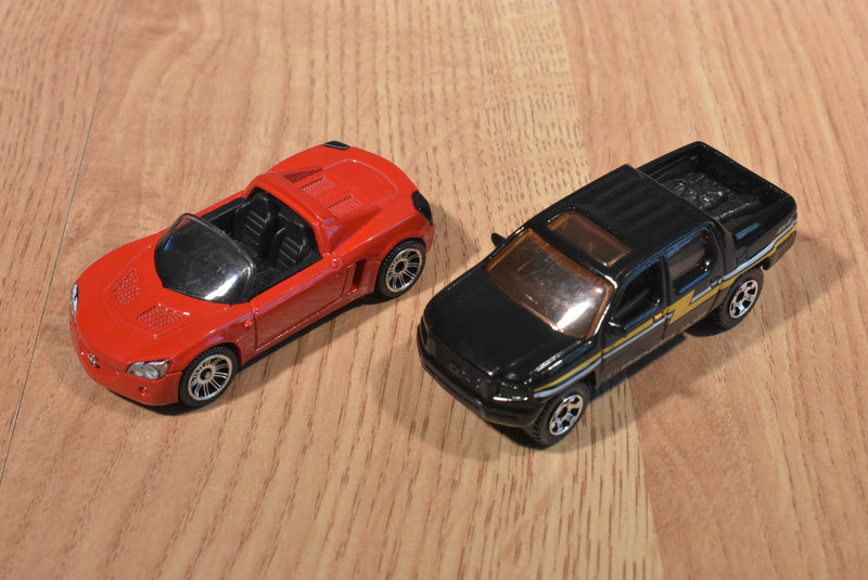 Mattel Matchbox 5 Cars Morgan Opel Audi 2 Honda trucks