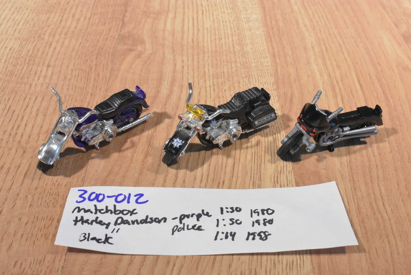 Matchbox 3 Motorcycles