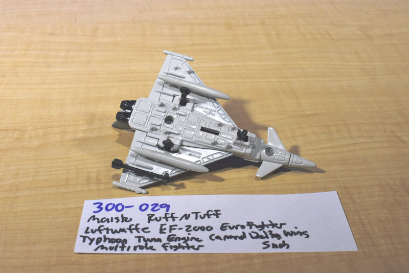 Maisto Tailwinds Die Cast Luftwaffe EF-2000 Eurofighter Typhoon Multirole Fighter Jet