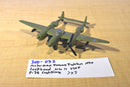 Motormax Die Cast Famous Fighters P-38 Lightning WWII USAF Plane