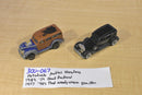 Mattel Hot Wheels 1982 '34 Black Packard, 1977 '40 Ford Woody Wagon