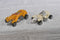 Mattel Hot Wheels Sharkruiser. White Rat, Orange Tiger, Double Demon