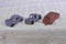 Tootsie Toy 3 Land Rovers, 2 Pick-ups, 4 Baja Runabouts