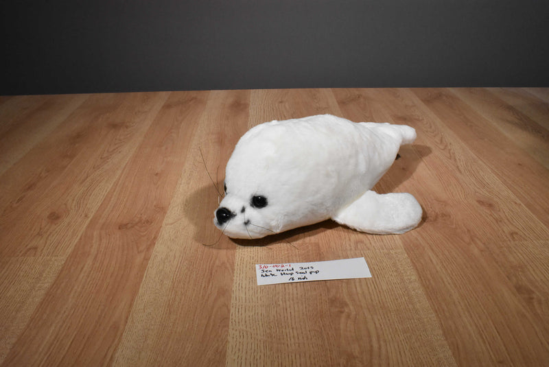 Sea World White Harp Seal Pup 2015 Plush
