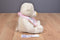 Hugfun Tan Teddy Bear and Girl Infant Bib Rattle Plush