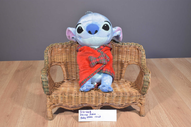 Disney Parks Babies Baby Stitch in Red Blanket Plush