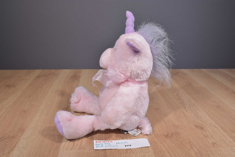 Kellytoy Pink and Purple Unicorn 2012 Plush