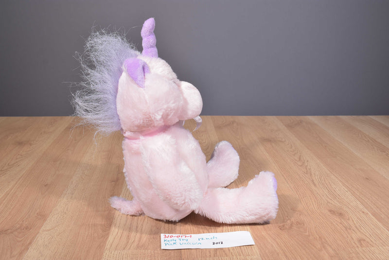 Kellytoy Pink and Purple Unicorn 2012 Plush