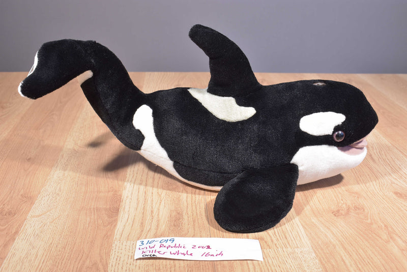 Wild Republic Orca Killer Whale 2002 Plush