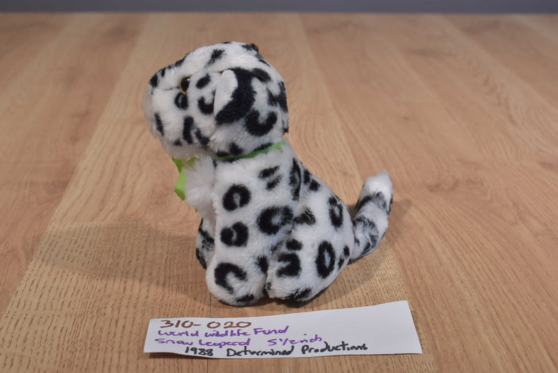 Determined Productions WWF World Wildlife Fund Snow Leopard 1988 Plush