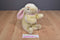 Commonwealth Tan Bunny Rabbit with Pink Bow 2006 Beanbag Plush
