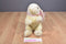 Commonwealth Tan Bunny Rabbit with Pink Bow 2006 Beanbag Plush