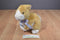 Commonwealth Tan and White Bunny Rabbit with Purple Bow 1999 Beanbag Plush