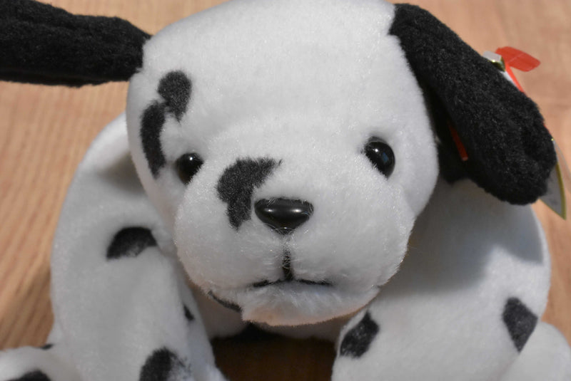 Ty Babies Rescue Dotty Sparky Dalmatians Beanbag Plushes