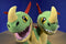 Build-A-Bear How To Train Your Dragon Green Yellow Dragon Belch and Barf 2016 Plush