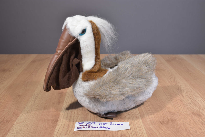 Douglas White and Brown Pelican 1989 Plush