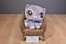 Hasbro Littlest Pet Shop Gray Kitty 2007 Beanbag Plush
