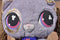 Hasbro Littlest Pet Shop Gray Kitty 2007 Beanbag Plush