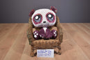 Hasbro Littlest Pet Shop Purple and White Panda Bear 2007 Beanbag Plush