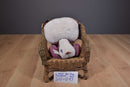 Hasbro Littlest Pet Shop Purple and White Panda Bear 2007 Beanbag Plush
