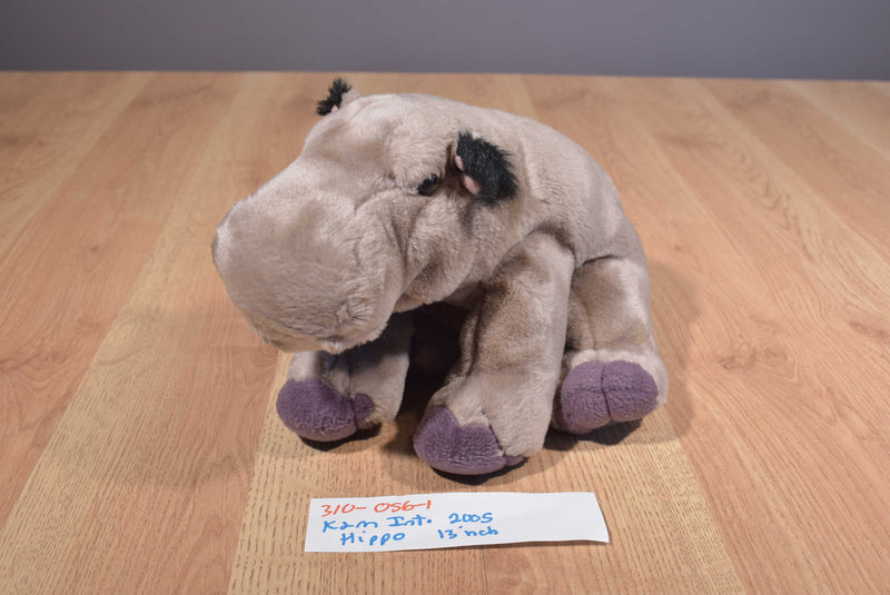 K & M Hippo 2005 Beanbag Plush