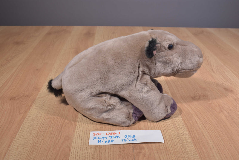 K & M Hippo 2005 Beanbag Plush