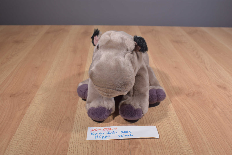 K & M Hippo 2005 Beanbag Plush