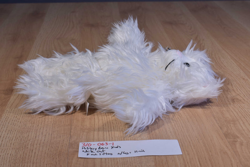 Pottery Barn Kids White Cat 2013 Beanbag Plush