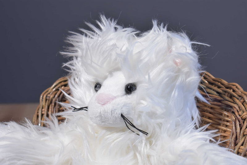 Pottery Barn Kids White Cat 2013 Beanbag Plush