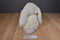 White Easter Bunny with Carrot Feet Plush