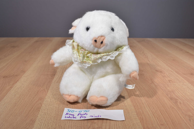 King Plush White Pig Plush