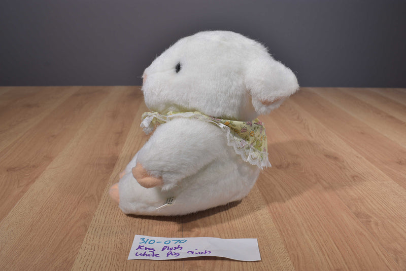 King Plush White Pig Plush