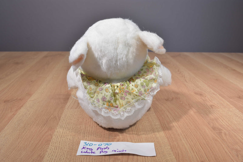 King Plush White Pig Plush