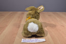 Lemonwood Asia Brown and White Bunny Rabbit with Yellow Bow Plush