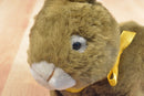 Lemonwood Asia Brown and White Bunny Rabbit with Yellow Bow Plush