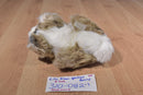 Walmart Light Brown Spotted Bunny Rabbit Beanbag Plush