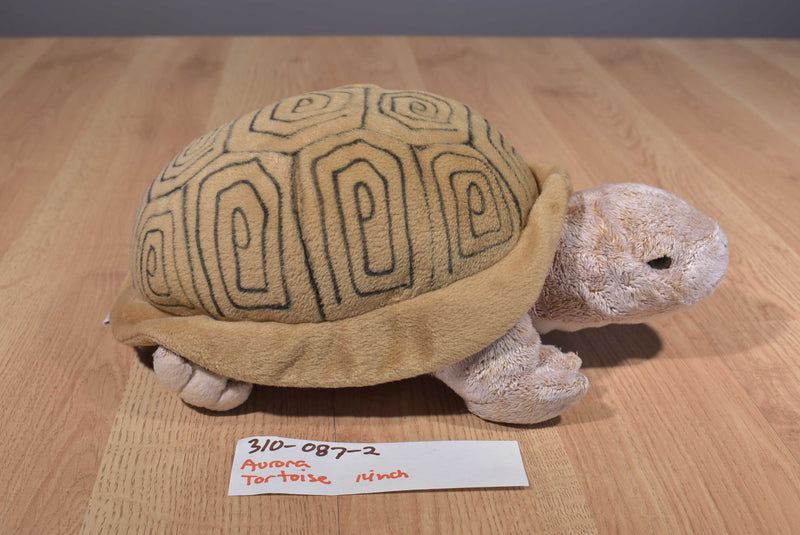 Aurora Brown Tortoise Turtle Beanbag Plush