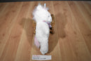 Little Miracles White and Pink Unicorn Iridescent Horn 2021 Plush