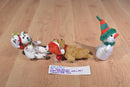 Ty Jingle Beanies Snowgirl 2002 Holiday Teddies 1998 and 1997 Beanbag Ornaments