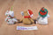 Ty Jingle Beanies Snowgirl 2002 Holiday Teddies 1998 and 1997 Beanbag Ornaments